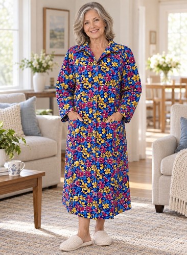 Hauskleid morgenmantel chalat - hauskleid,