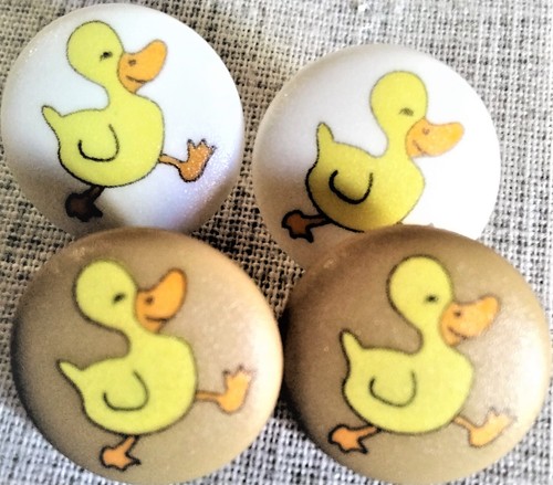 Knopf mit ente - mit, ente,